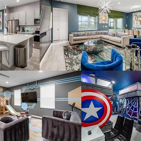Chic Villa With Fashionista Br, Theater & Game Loft